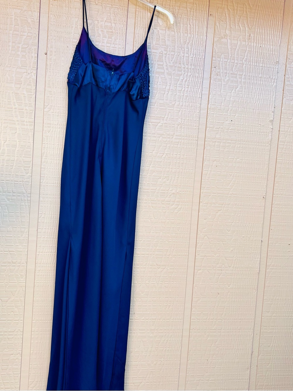 Women's Navy Blue dress Maxi embroidered top